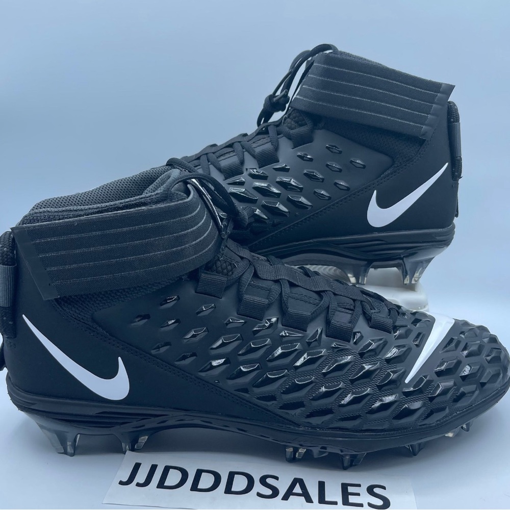 Nike Force Savage Pro 2 Football Cleat Triple Black AH4000-002 Men’s Sizes NEW